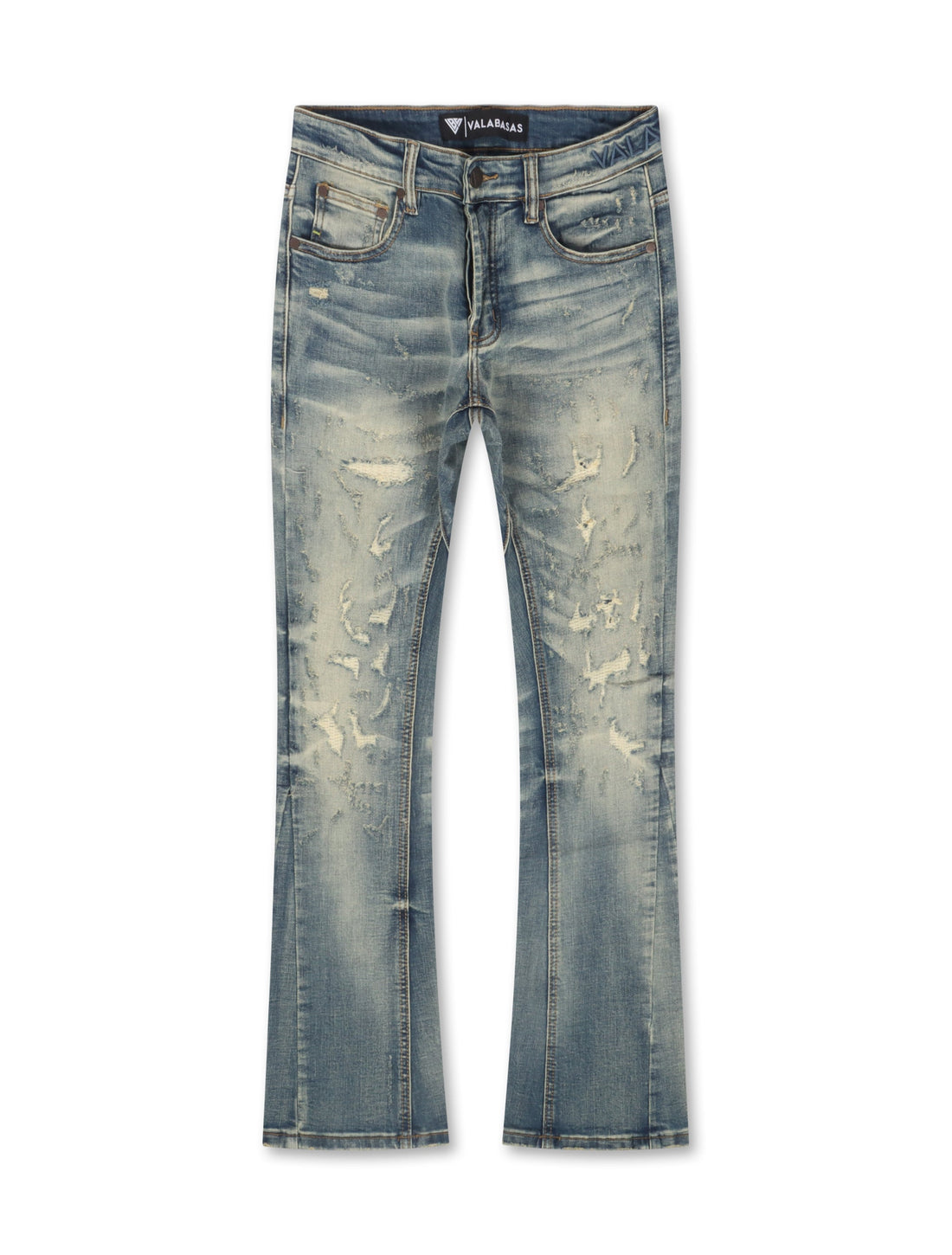 Valabasas Hibet Stacked Jeans - Vintage Blue by Denim Exchange