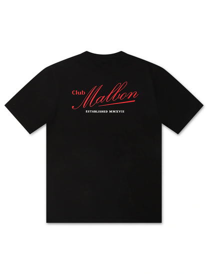 Malbon Bermuda Members Tee - Black by Denim Exchange