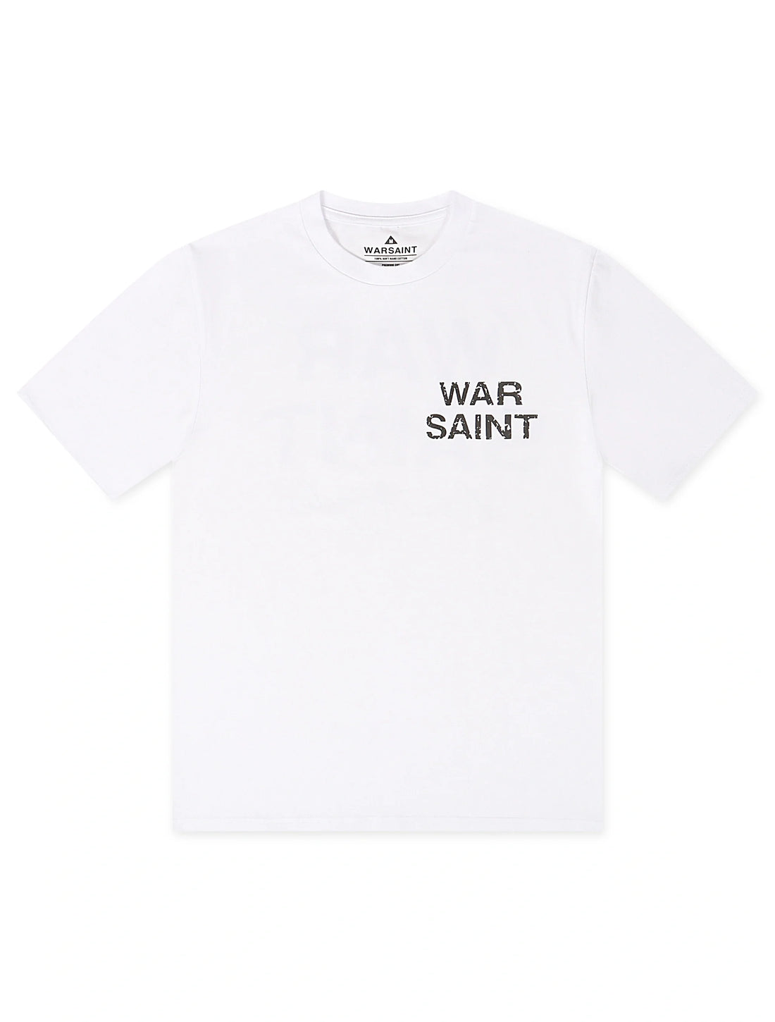 Warsaint LA Script Tee - White/Black by Denim Exchange