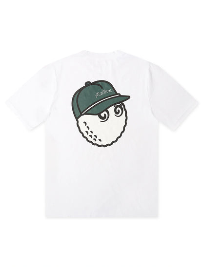 Malbon Bermuda Baldwin Tee - White by Denim Exchange