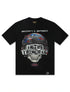 Hasta Muerte AJ4 Trench Skull Tee - Black by Denim Exchange