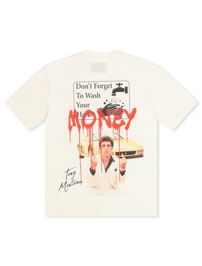 Rich Dead Idols Money Tee - White by Denim Exchange