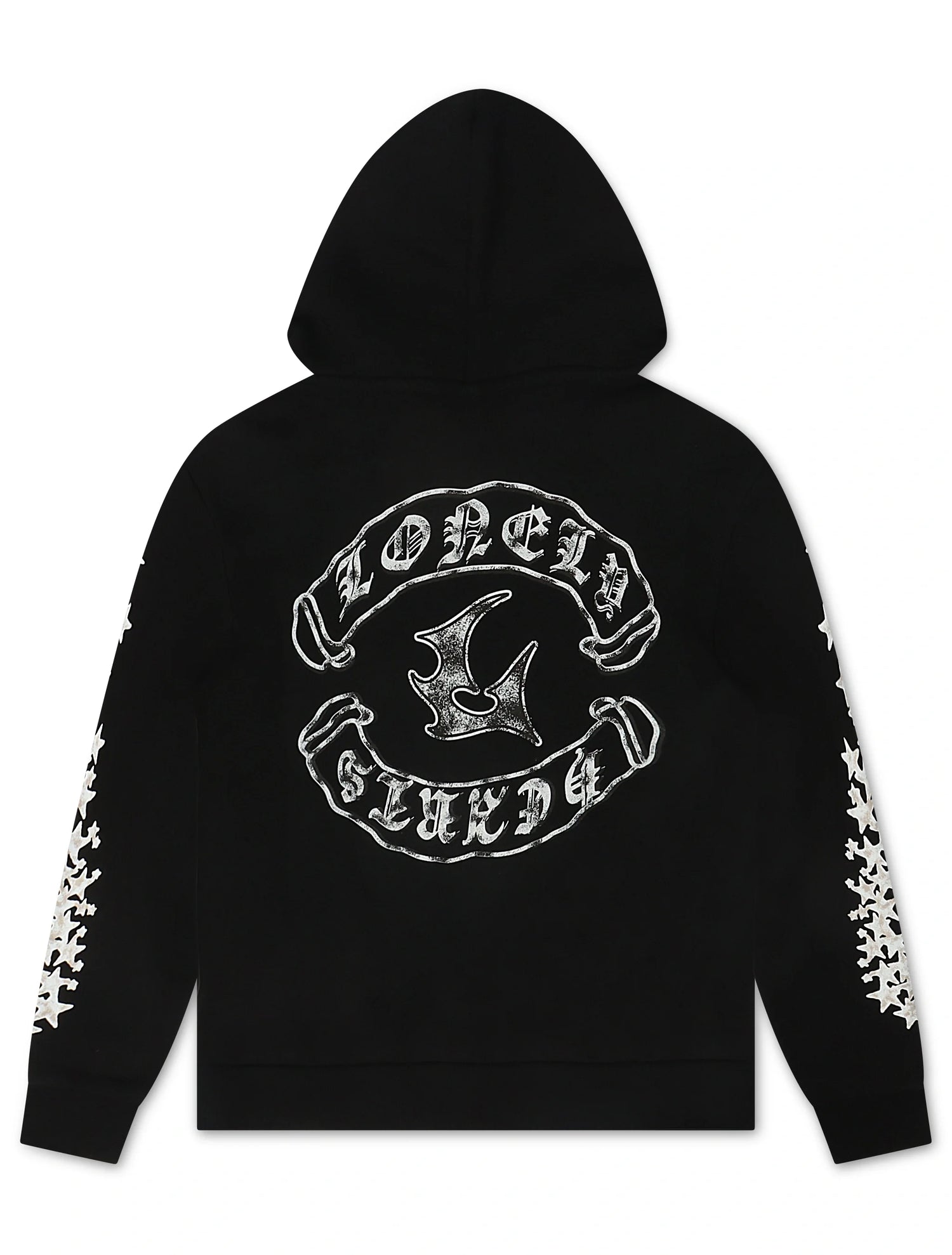 Lonely Hearts Love Me Forever Hoodie - Black by Denim Exchange