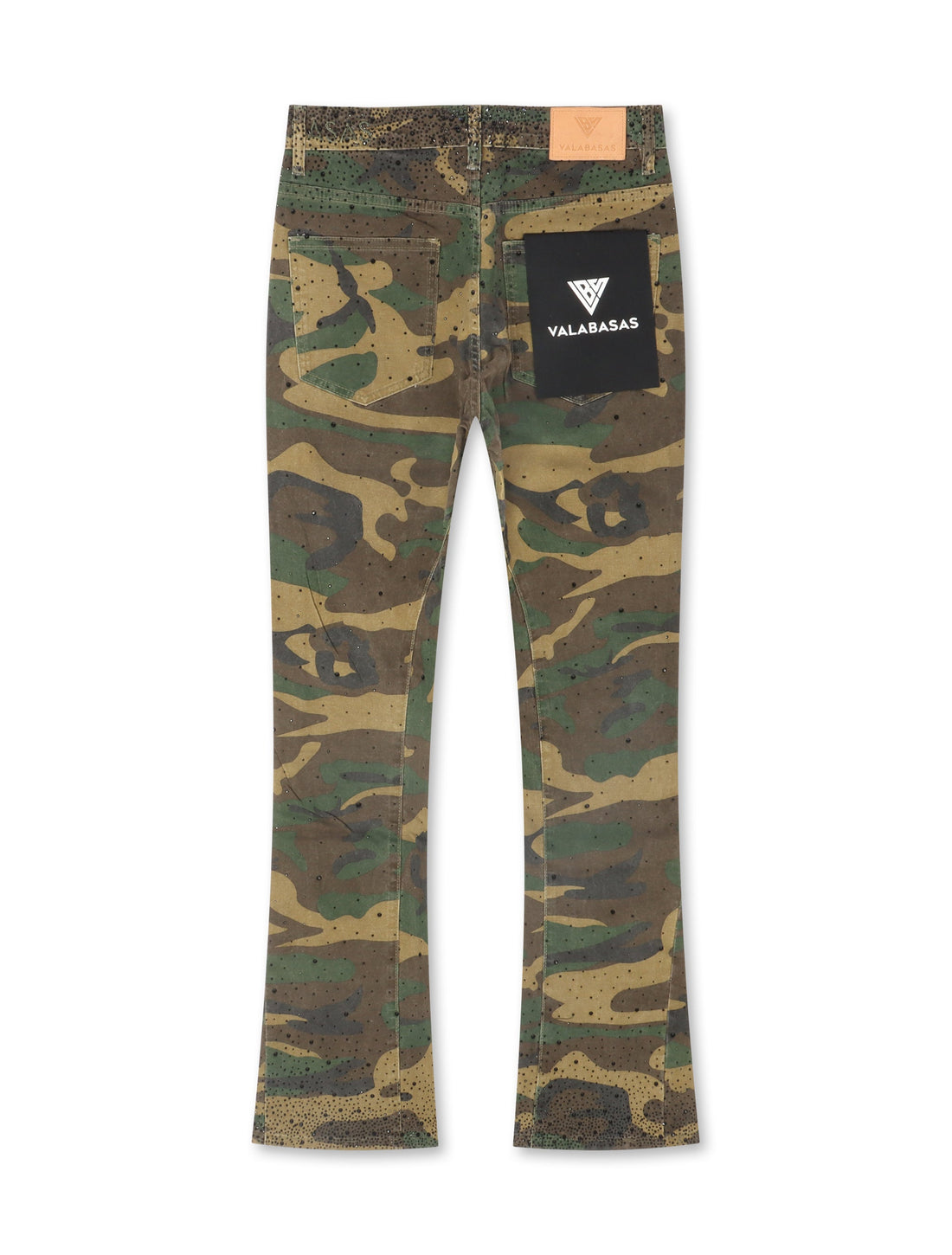 Valabasas Recon Stacked Jeans - Foliage Green by Denim Exchange