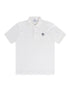 Lacoste Signature Print Polo Shirt - White by Denim Exchange
