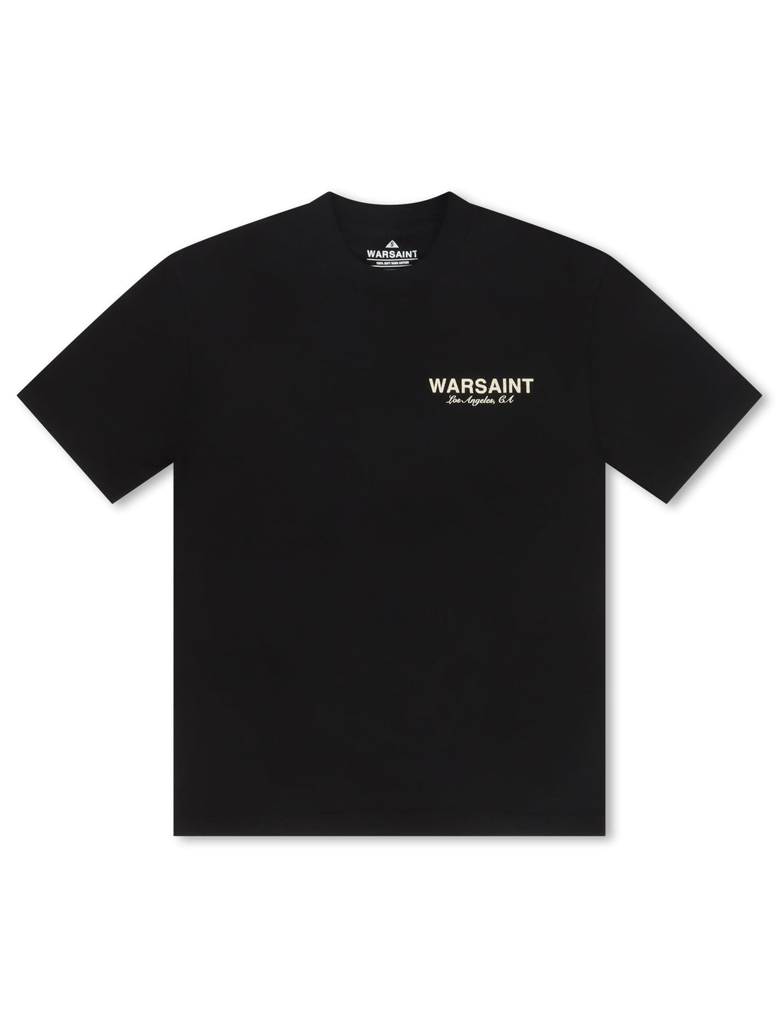 Warsaint LA Essentials Tee - Black by Denim Exchange