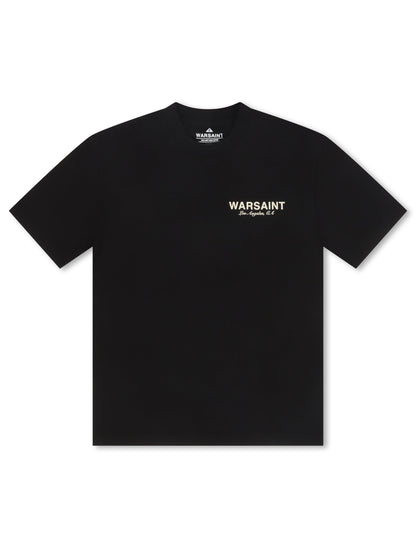 Warsaint LA Essentials Tee - Black by Denim Exchange