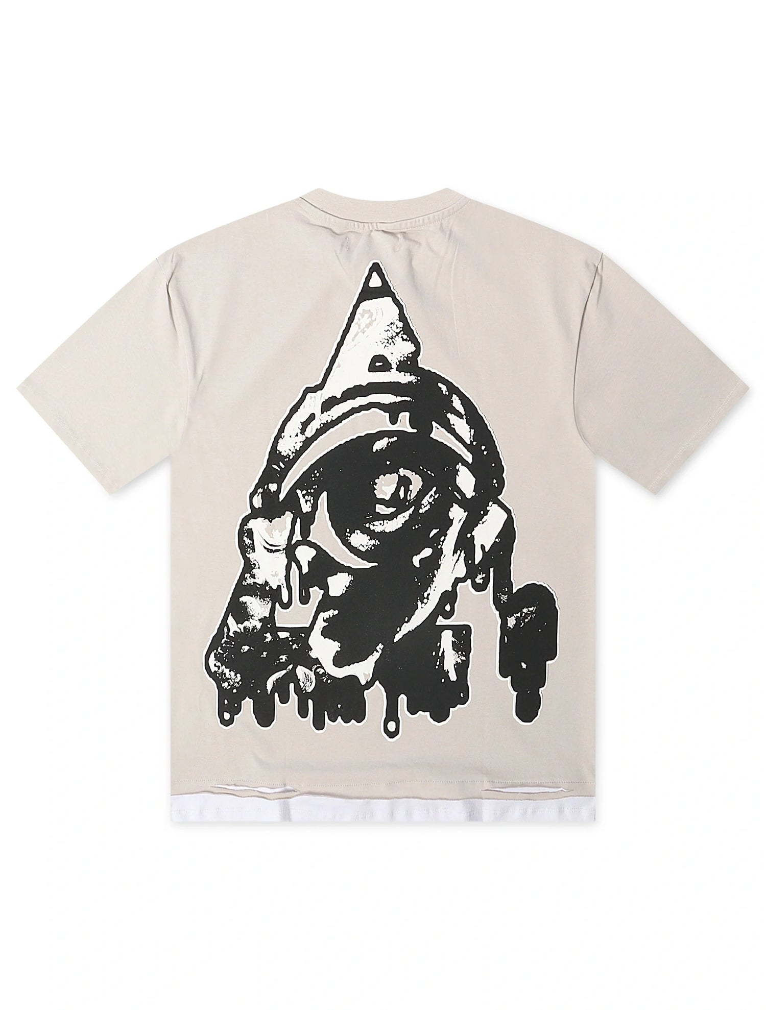 Starseed Big Head Alien Oversized Tee - Grey by Denim Exchange