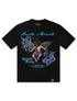 Hasta Muerte Purp Shaded Tattoo Tee - Black by Denim Exchange