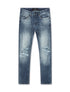 Jordan Craig Sean Shredded Jeans - Blue by Denim Exchange