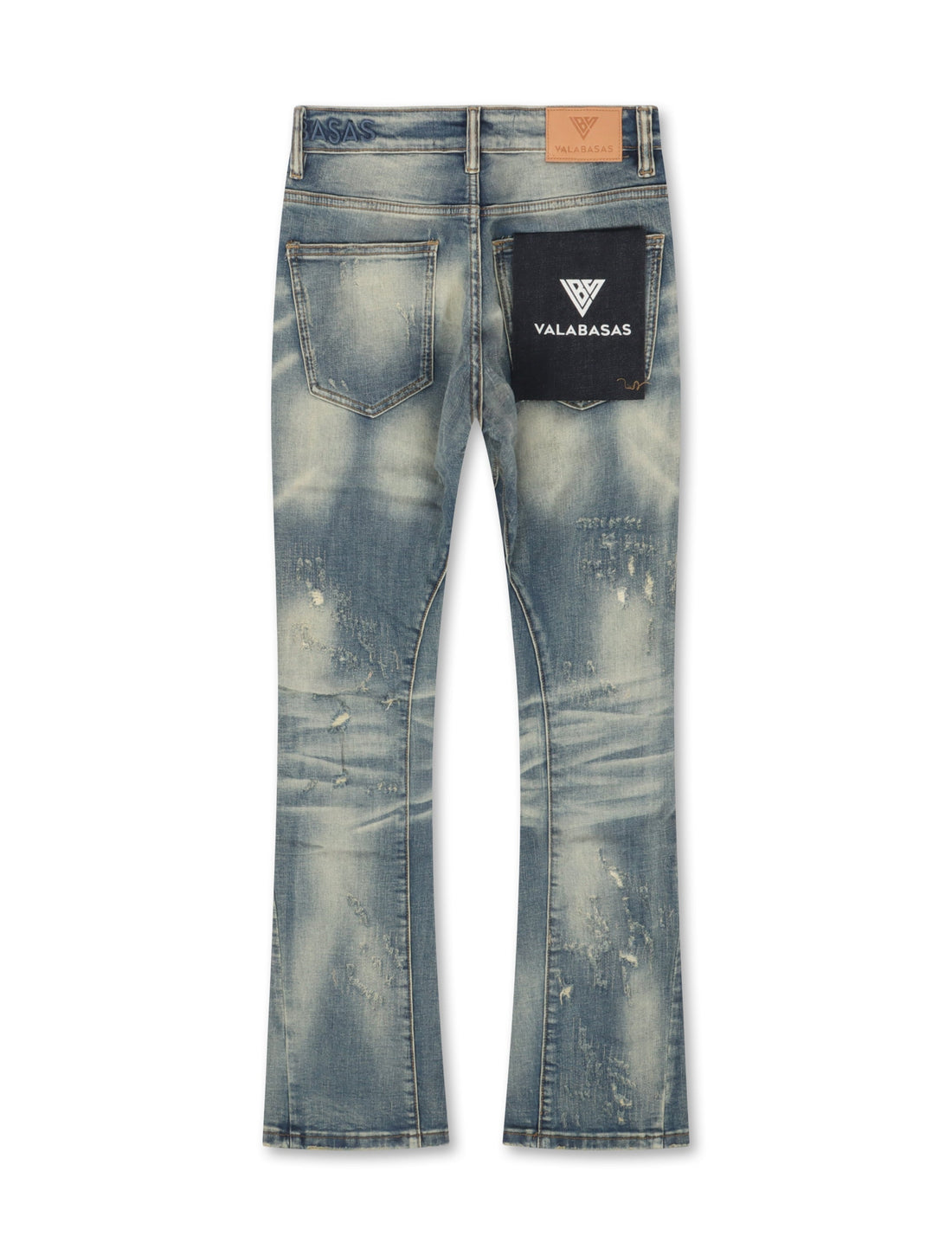 Valabasas Hibet Stacked Jeans - Vintage Blue by Denim Exchange