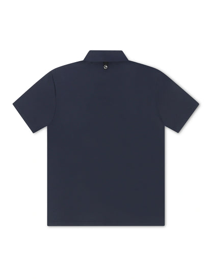 Malbon Fairway Polo - Navy by Denim Exchange