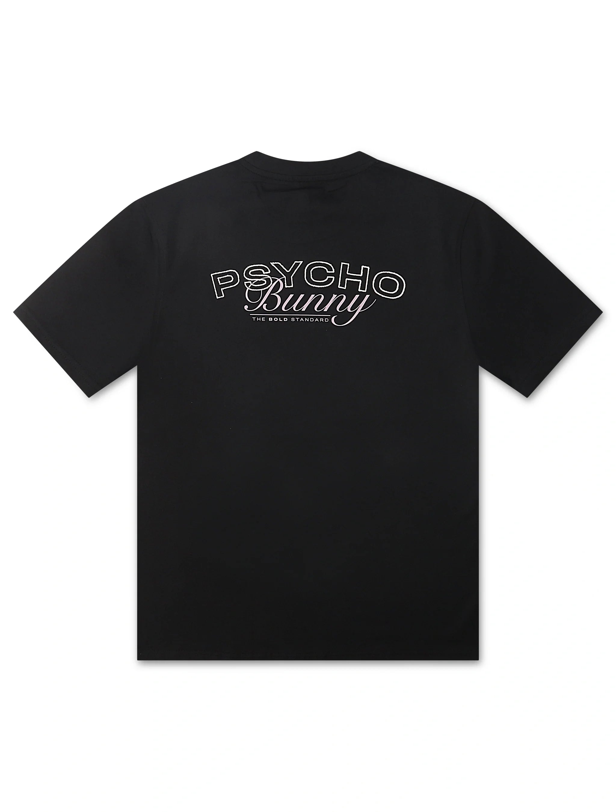 Psycho Bunny Enzo Back Graphic Tee - Black by Denim Exchange