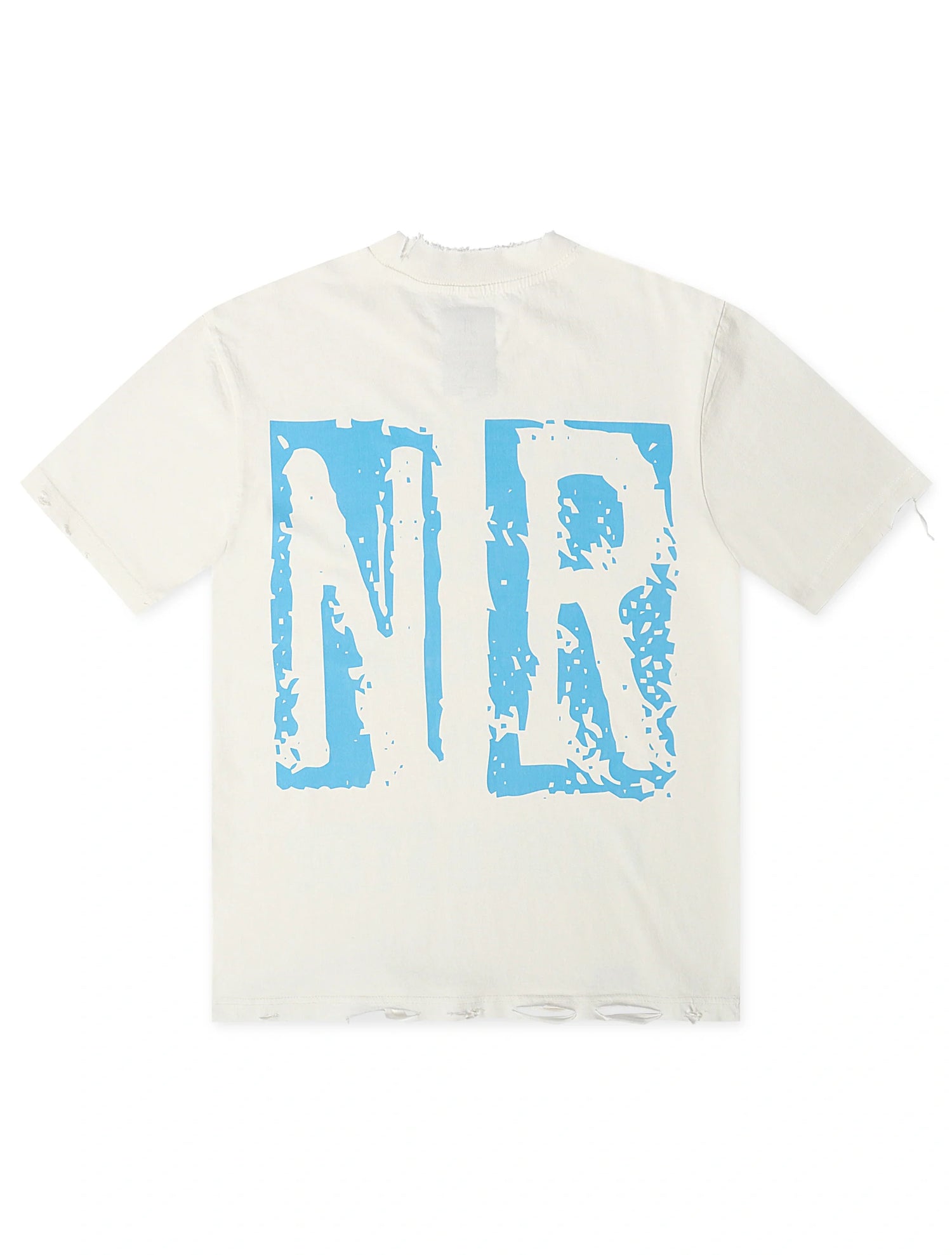 November Reign Everything I Love Hand Shredded Tee - White by Denim Exchange