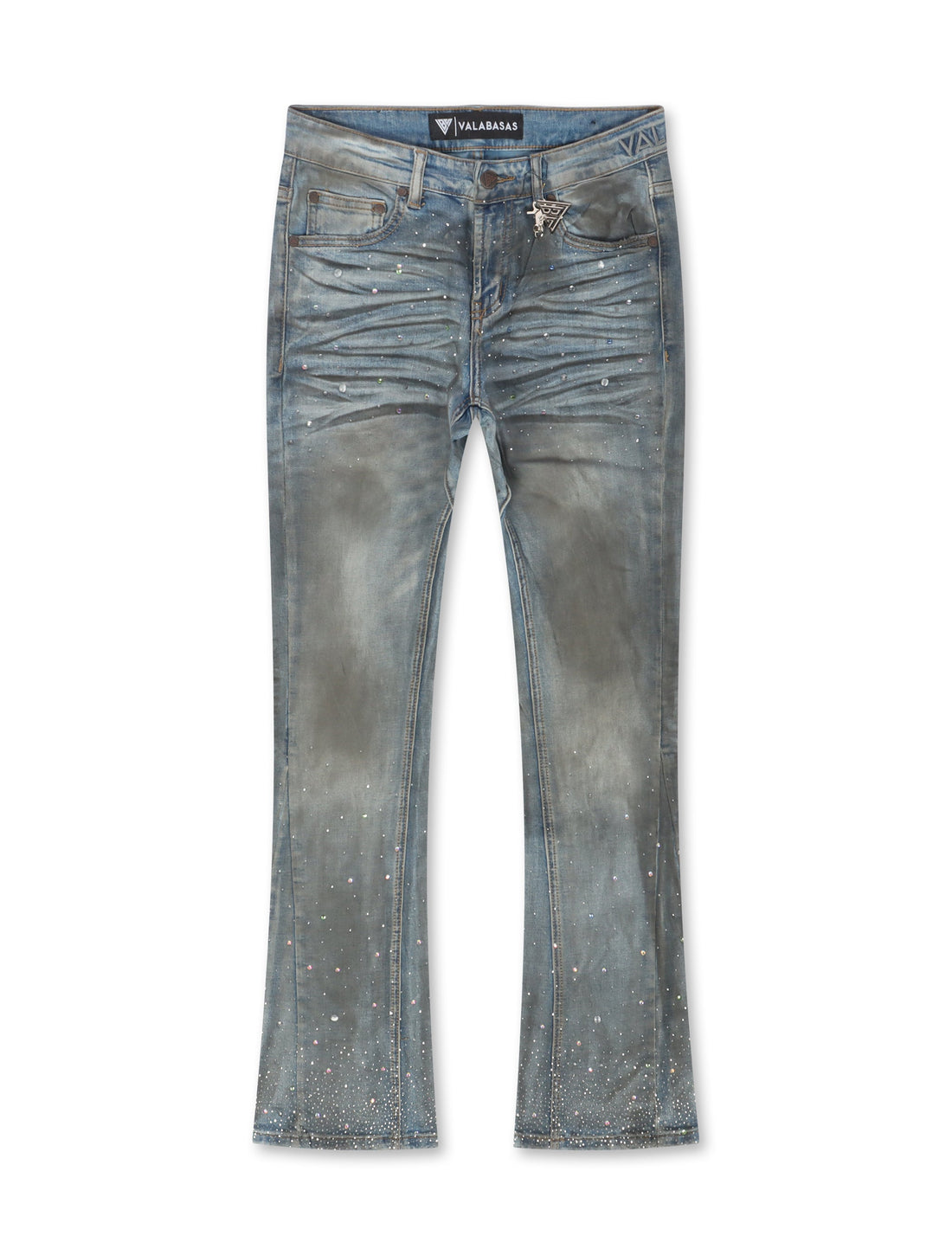 Valabasas Astonish Stacked Jeans - Dirty Blue by Denim Exchange