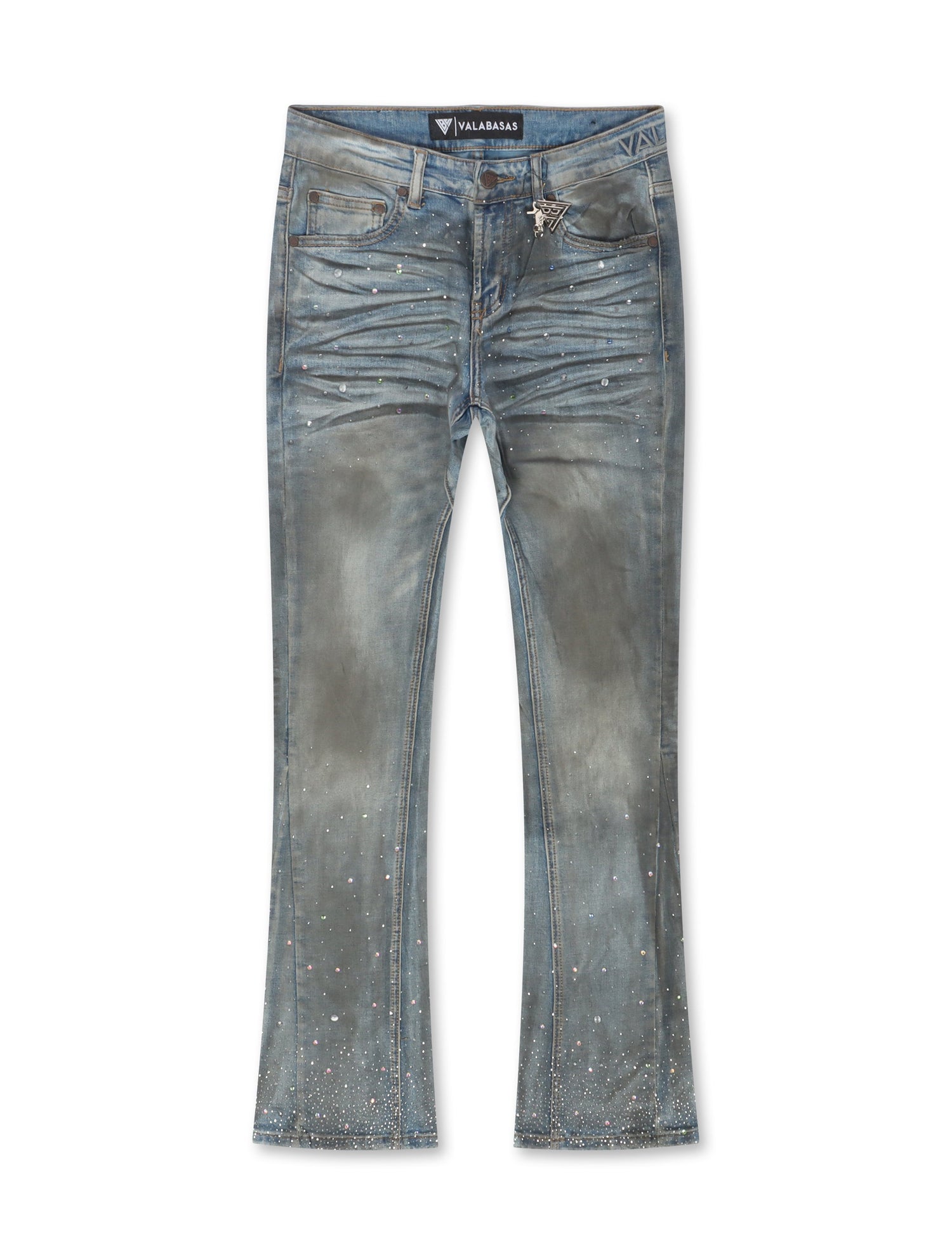 Valabasas Astonish Stacked Jeans - Dirty Blue by Denim Exchange