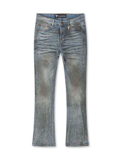 Valabasas Astonish Stacked Jeans - Dirty Blue by Denim Exchange