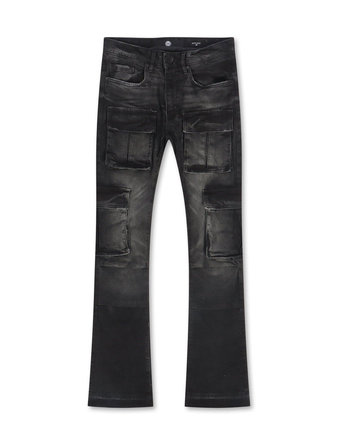 Jordan Craig Cargo Stacked Jean - Black by Denim Exchange