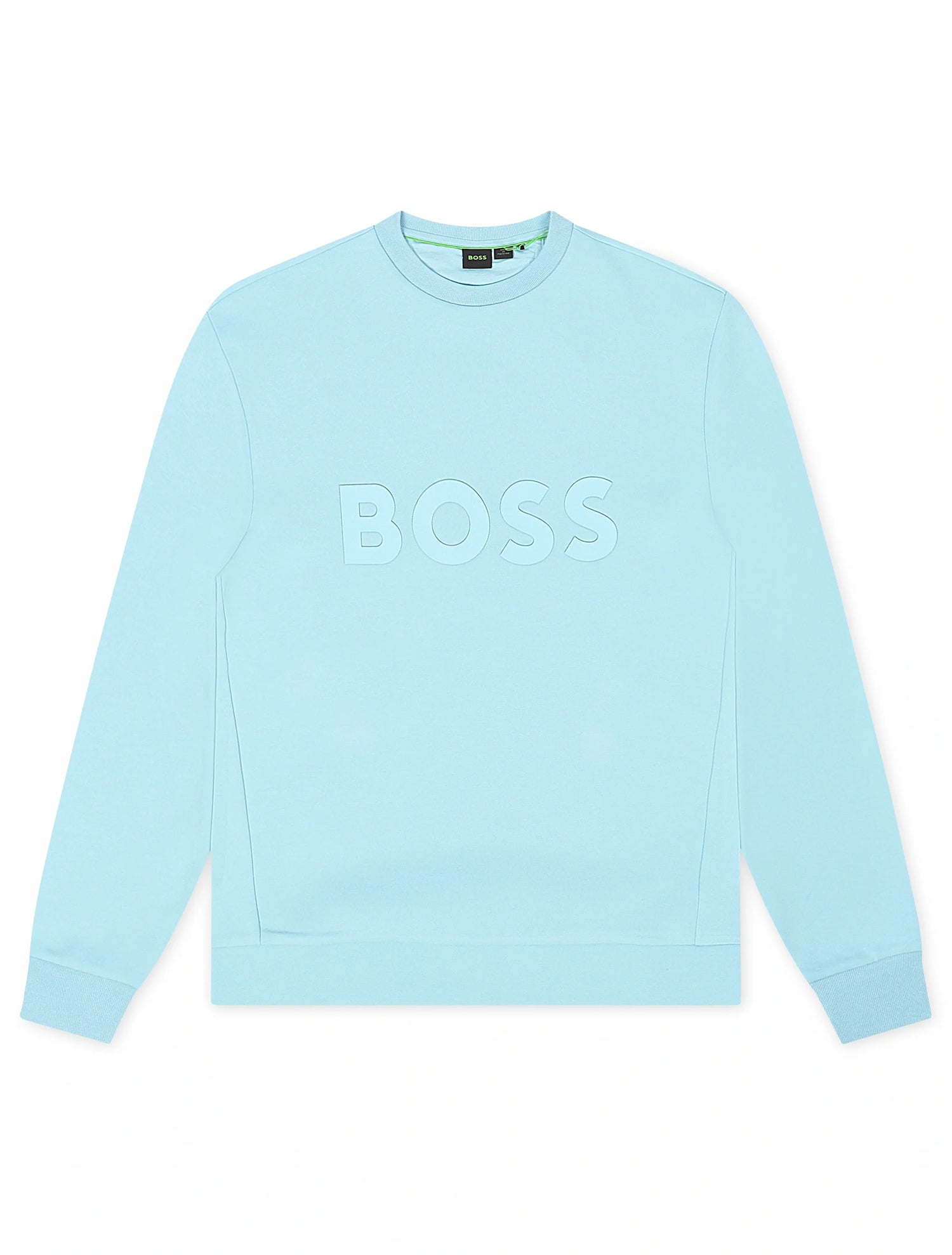 Boss Green Salbo Crewneck - Light Blue by Denim Exchange