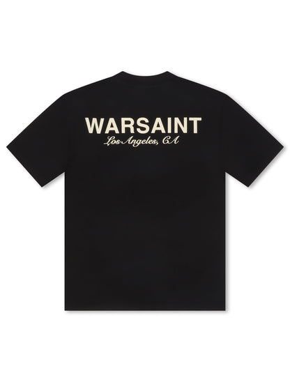 Warsaint LA Essentials Tee - Black by Denim Exchange