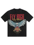 Roku Studio Fly High Boxy Tee - Black by Denim Exchange