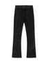 Rebel Denim Diamond Stacked Sweatpants - Ash Black by Denim Exchange