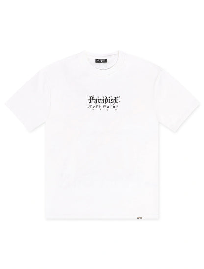 Left Point Paradise Tee - White by Denim Exchange