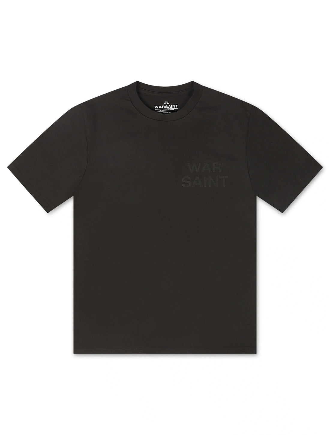 Warsaint LA Script Tee - Charcoal/Black 