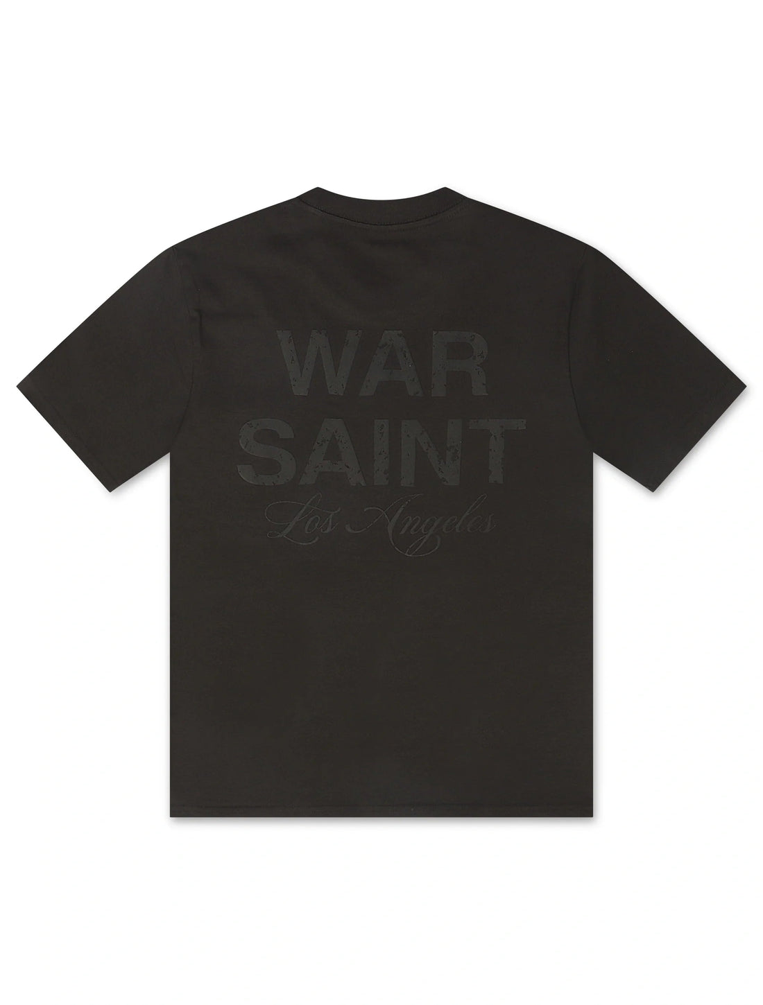 Warsaint LA Script Tee - Charcoal/Black 