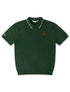 Malbon Crest Knit Polo - Myrtle by Denim Exchange
