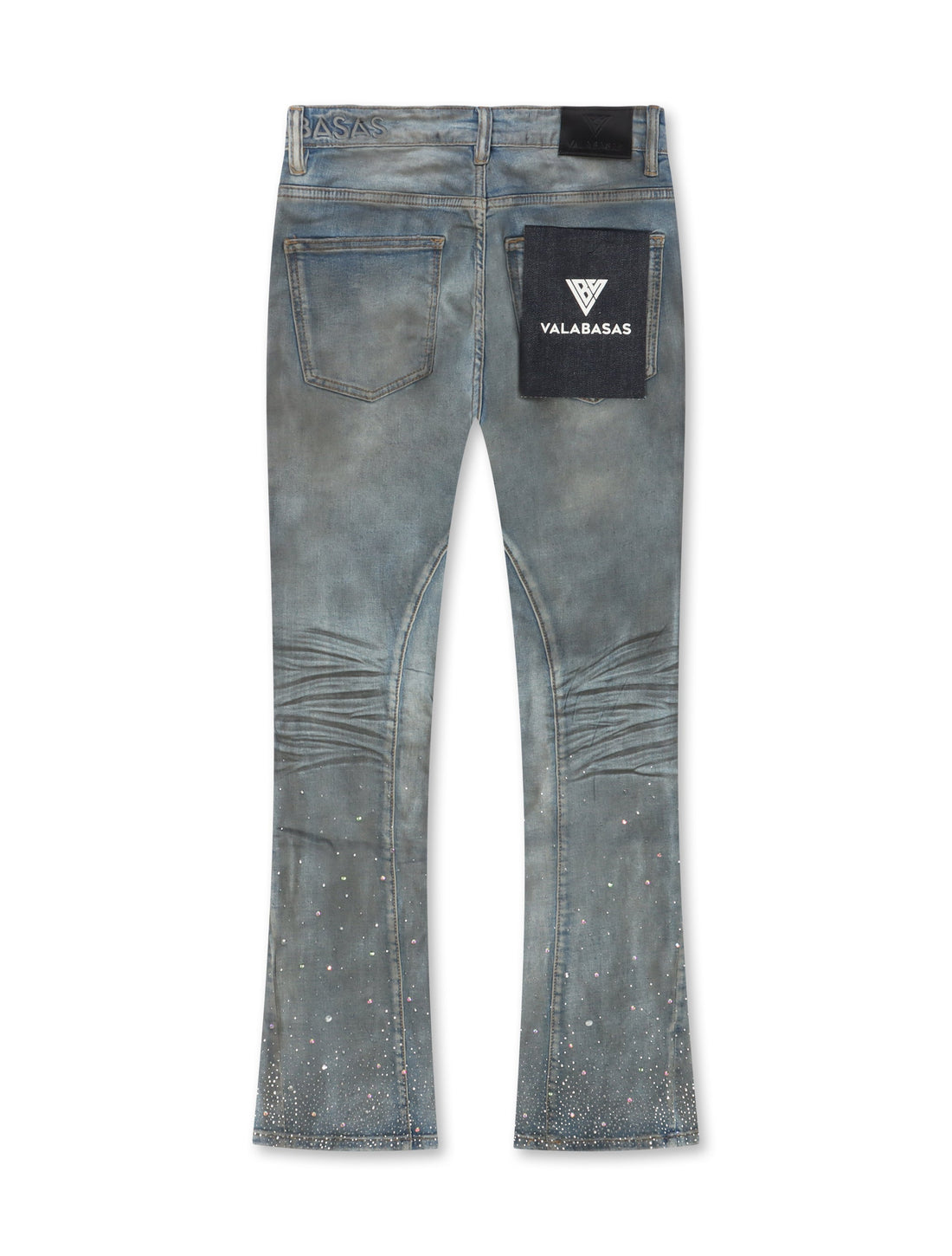 Valabasas Astonish Stacked Jeans - Dirty Blue by Denim Exchange