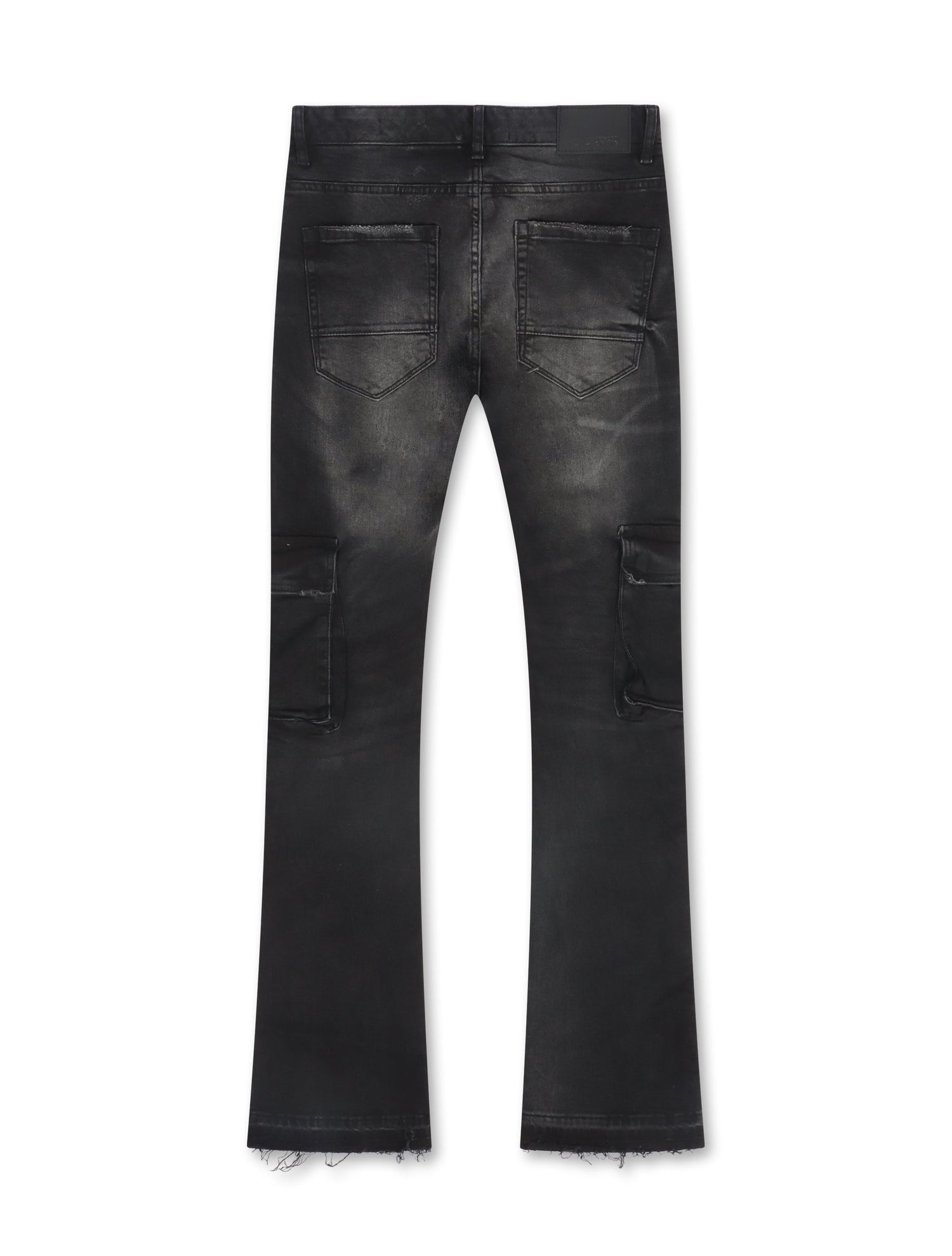 Jordan Craig Cargo Stacked Jean - Black by Denim Exchange