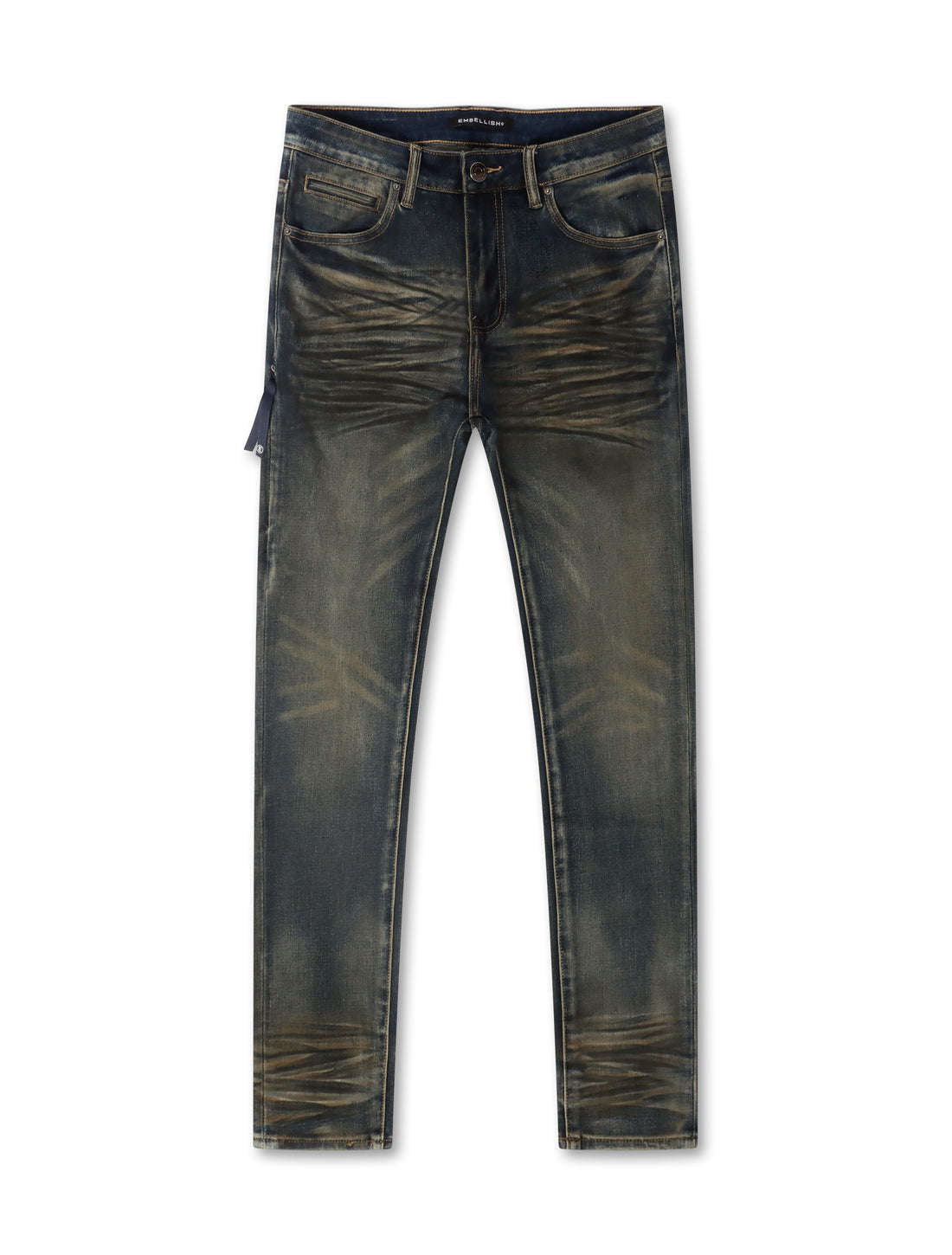 Embellish David Skinny Jeans - Dark Indigo by Denim Exchange