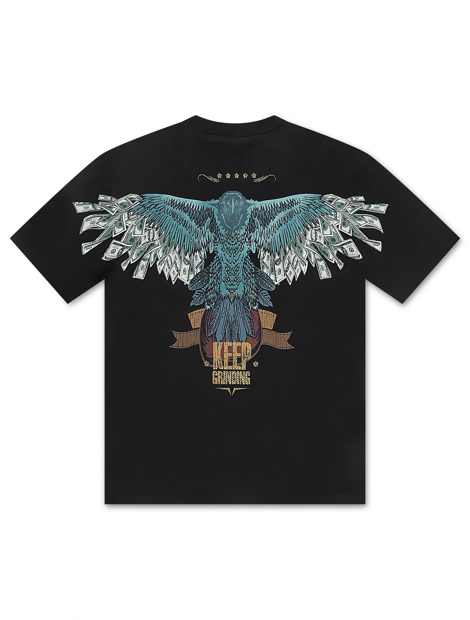 Roku Studio Fly High Boxy Tee - Black by Denim Exchange