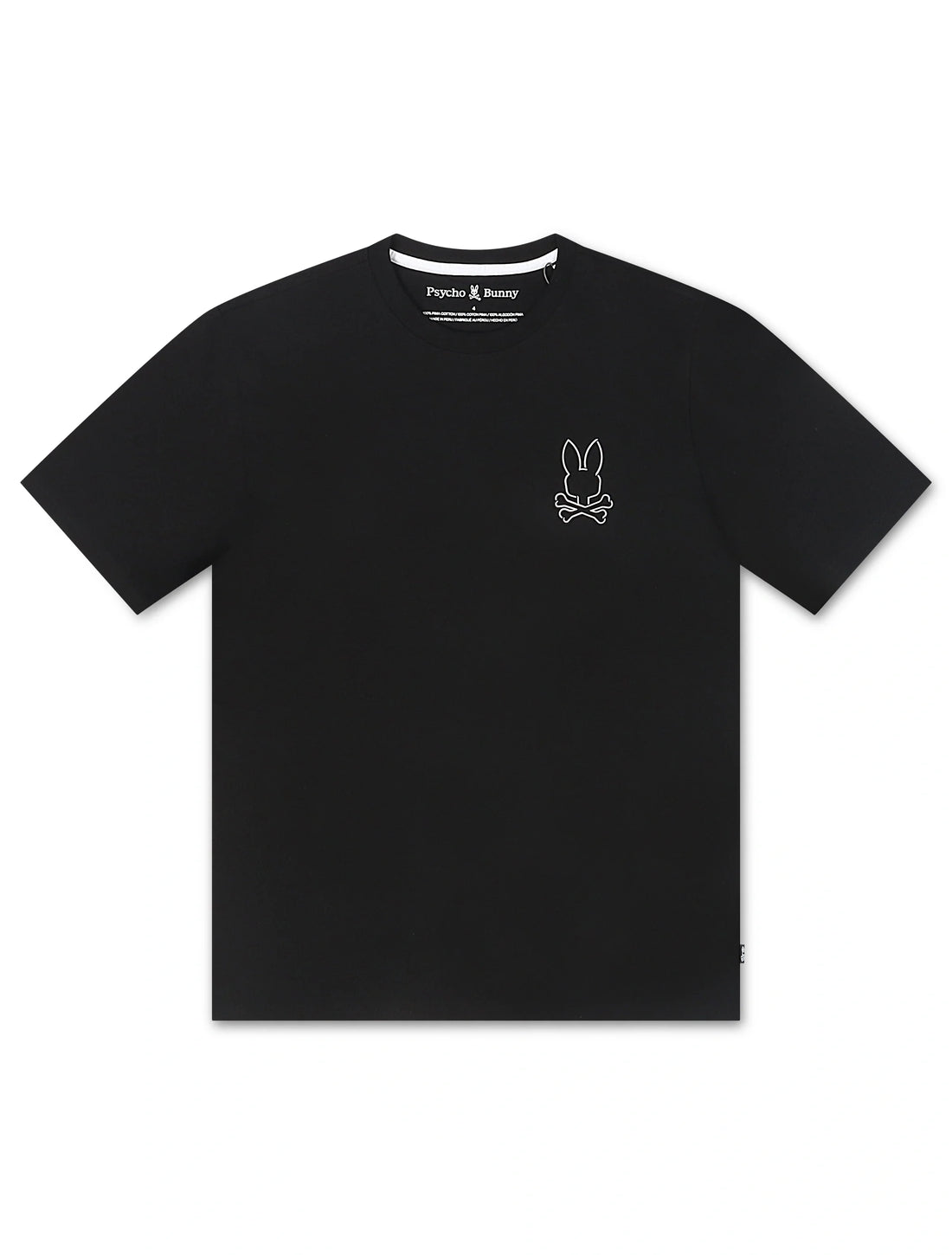 Psycho Bunny Hamilton Embroidered Tee - Black by Denim Exchange