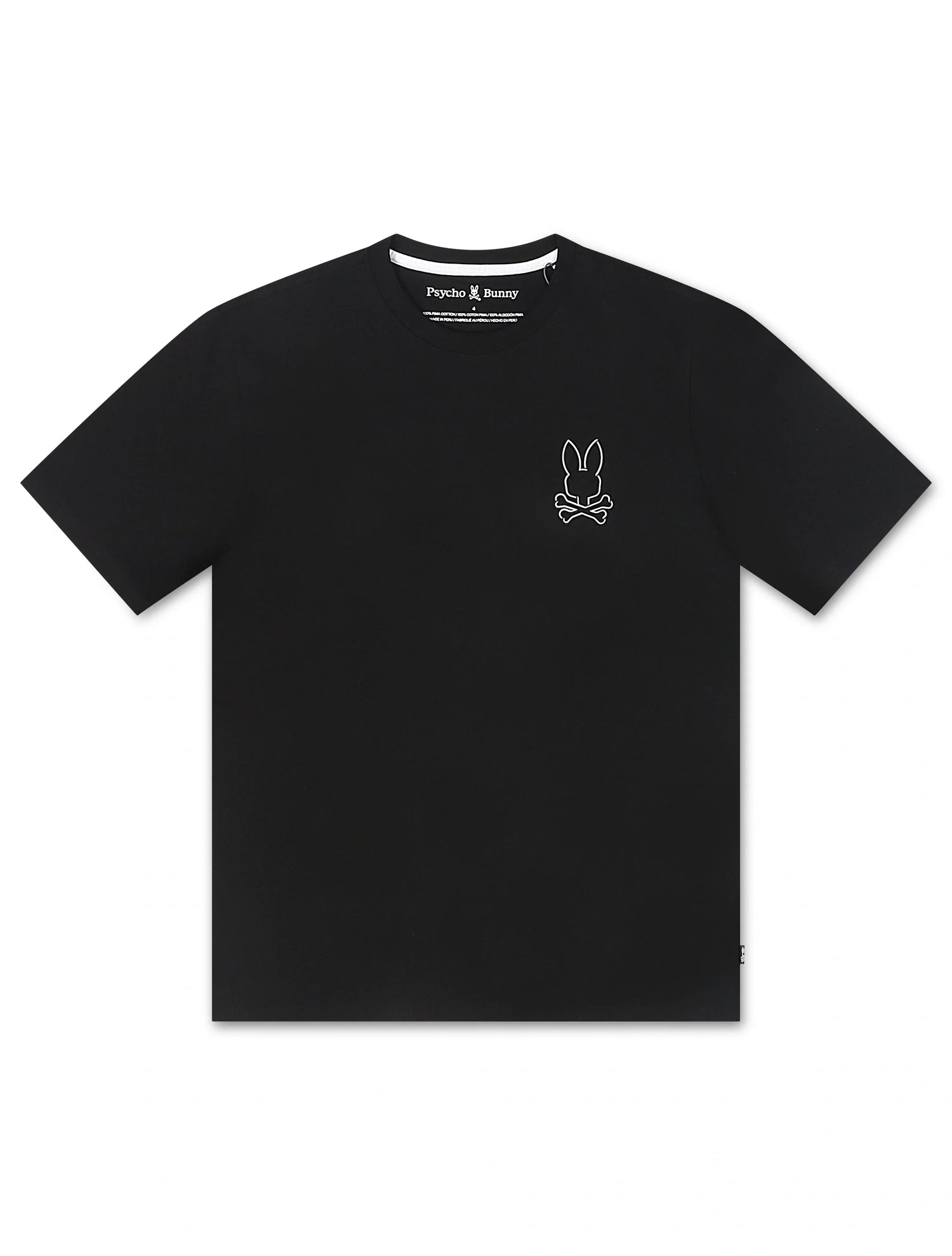 Psycho Bunny Hamilton Embroidered Tee - Black by Denim Exchange