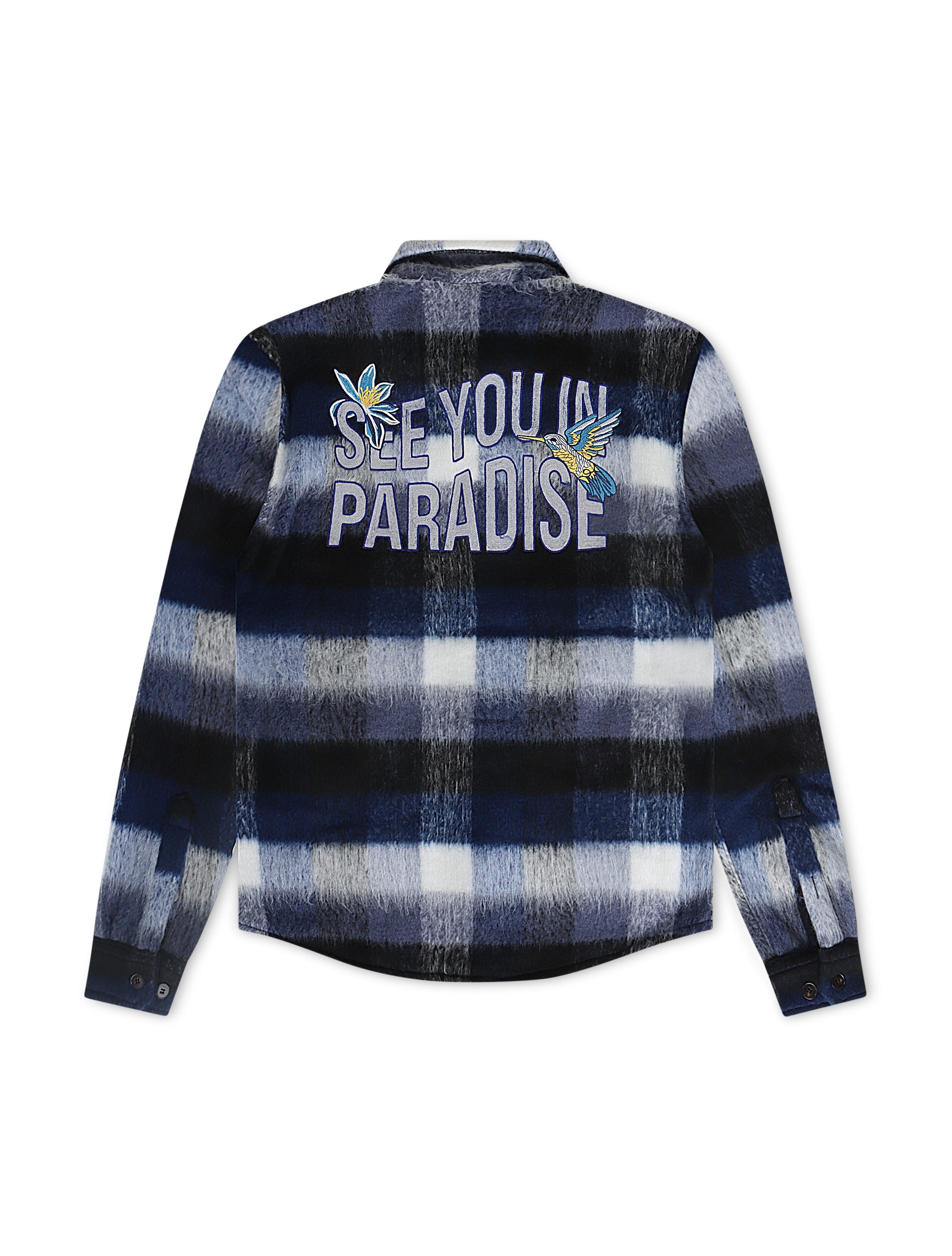 Jordan Craig Kids See You In Paradise Sherpa Jacket - Blue by Denim Exchange