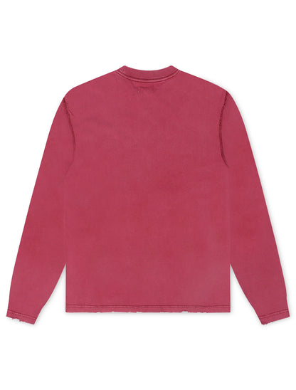BLDG4 Golden Rule Knit Long Sleeve - Wine by Denim Exchange