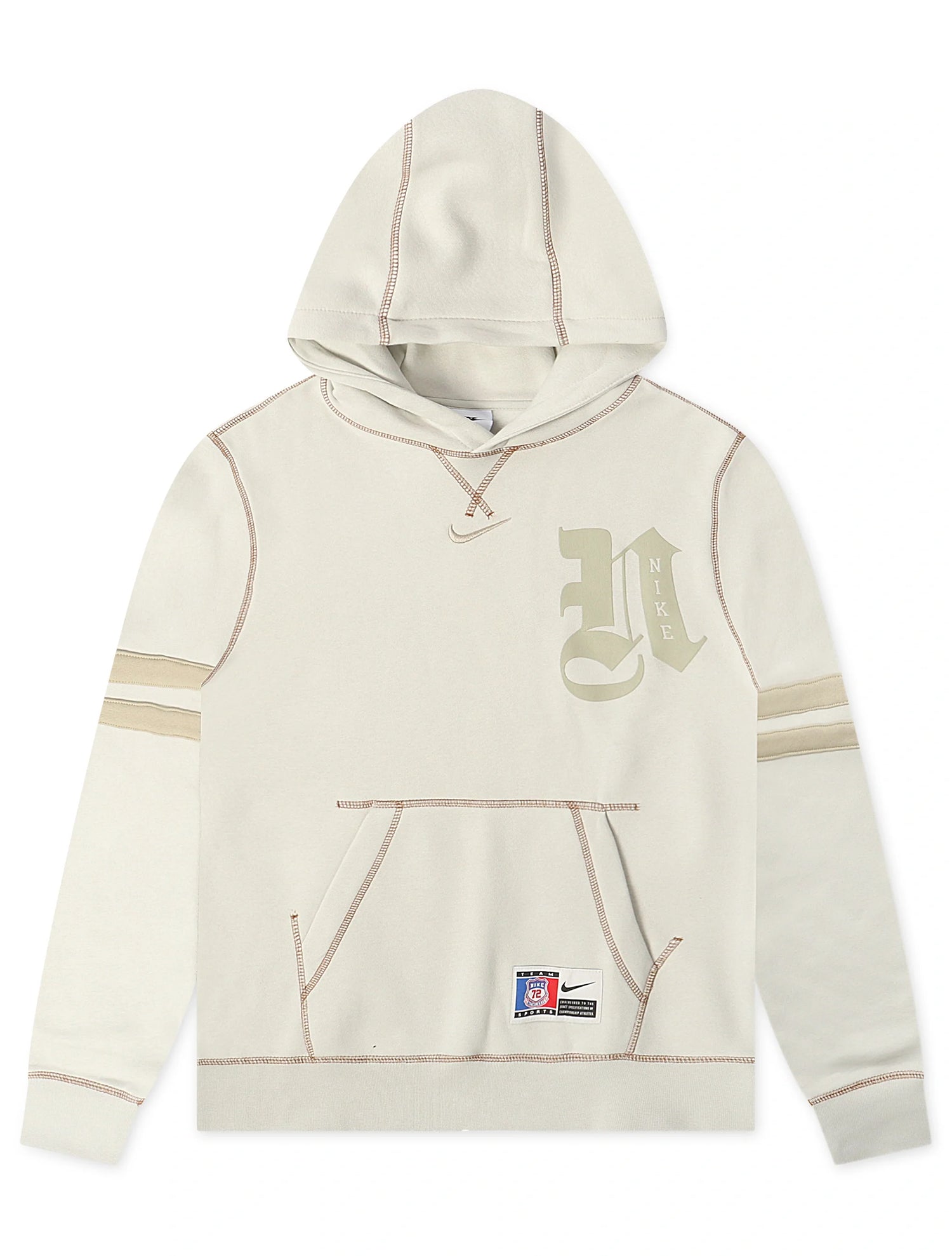 Nike Mens Nike Club Next Up Hoodie - Light Bone by Denim Exchange