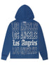 Pro Standard Dodgers Stacked Los Angeles Hoodie - Dark Blue by Denim Exchange