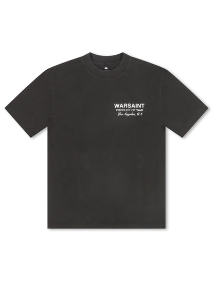 Warsaint Product of War Tee - Washed Black by Denim Exchange