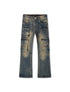 Exit Apparel Stacked Cargo Jeans - Blue by Denim Exchange