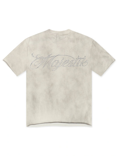 Majestik Baby Angel French Terry Tee - Off White by Denim Exchange