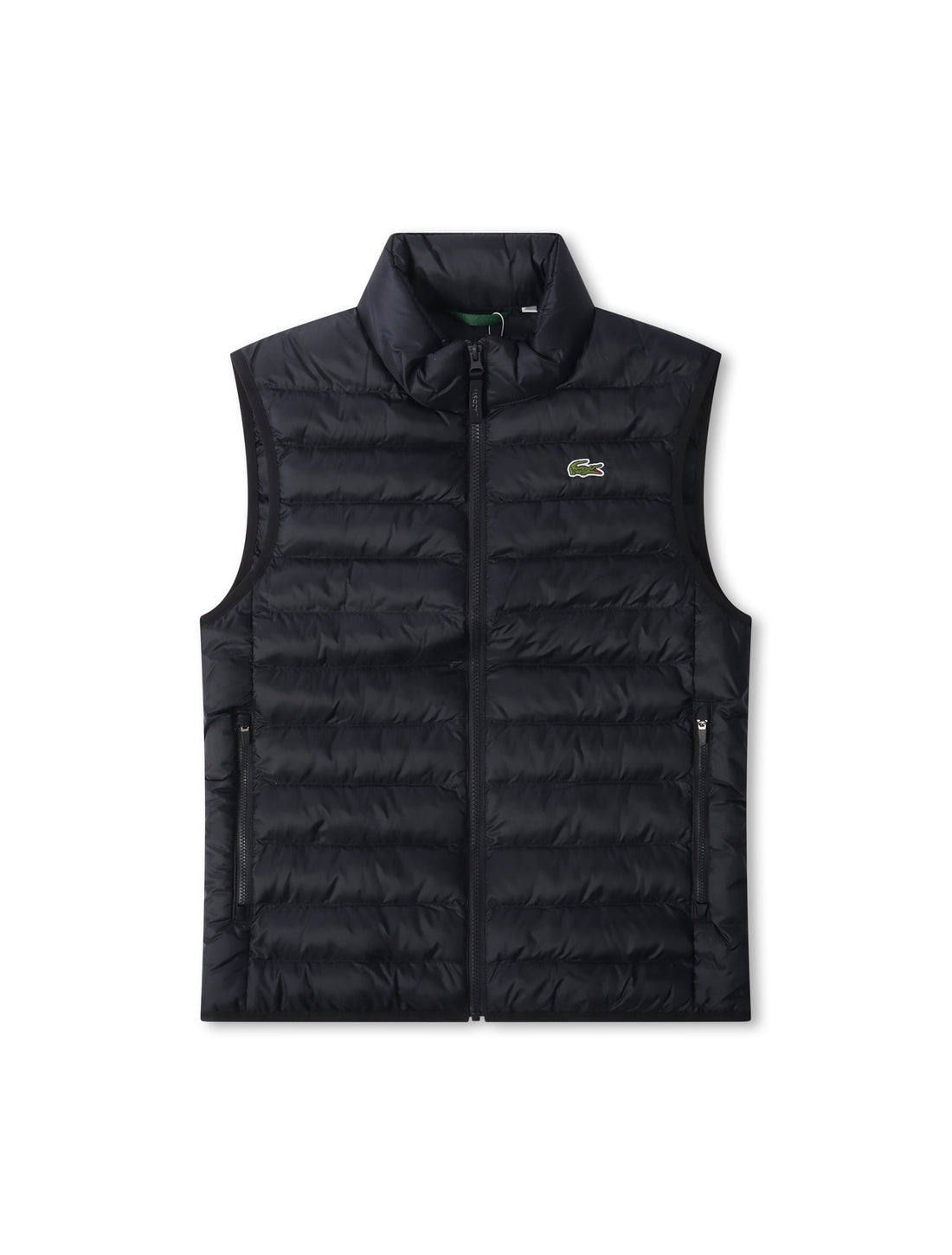 Lacoste Water Repellent Puffed Vest - Black by Denim Exchange