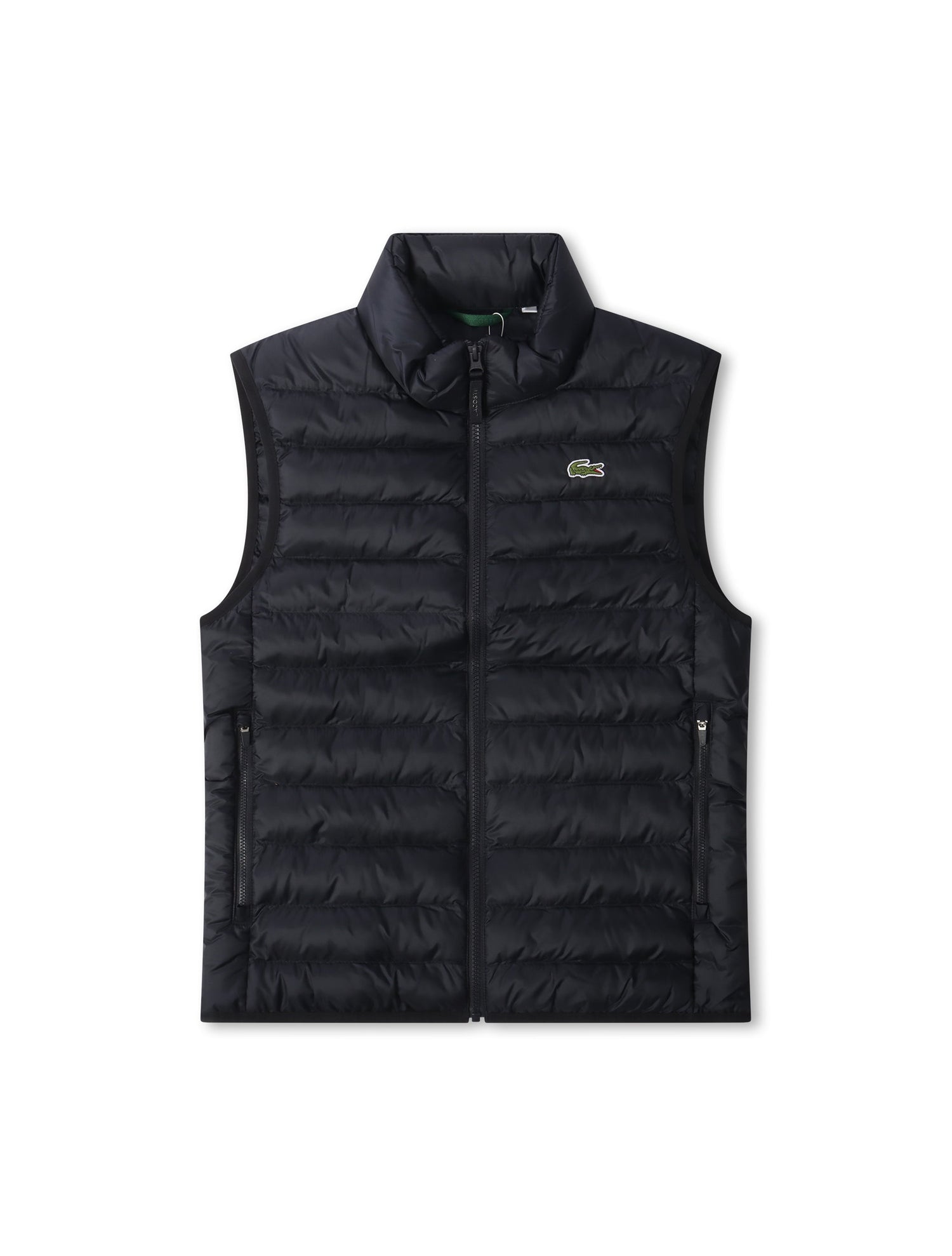 Lacoste Water Repellent Puffed Vest - Black by Denim Exchange