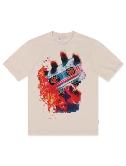 Bkys The Madness Oversized Tee - Off White by Denim Exchange