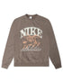 Nike Mens Sportswear Club Fleece Crewneck - Cave Stone by Denim Exchange