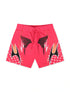 Smoke Rise Republic Windbreaker Shorts - Lilac Rose by Denim Exchange