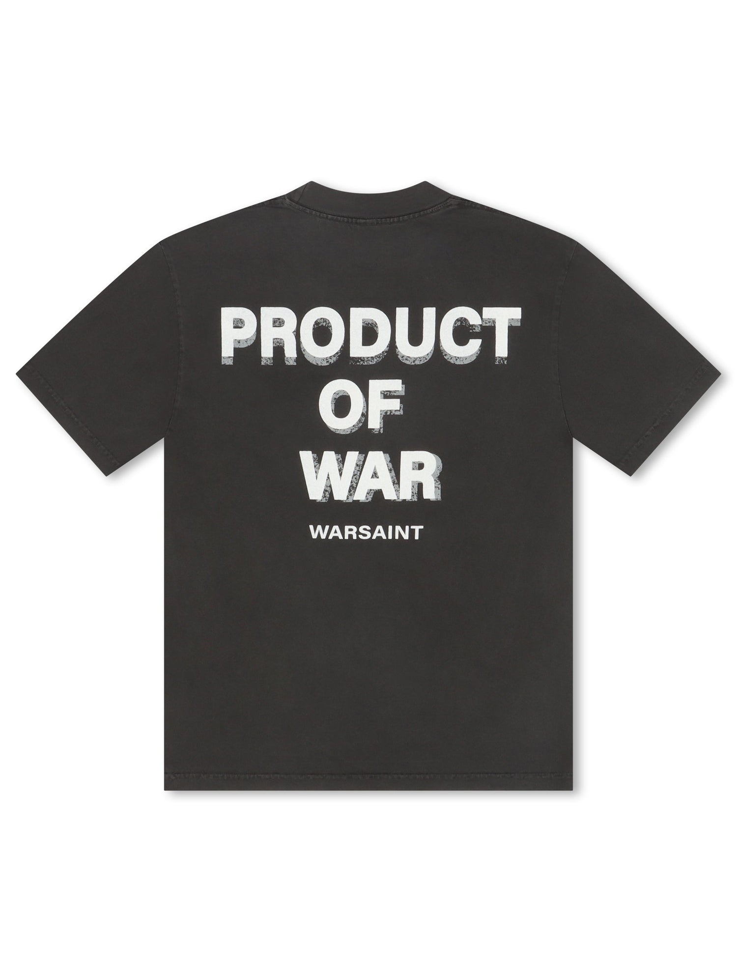 Warsaint Product of War Tee - Washed Black by Denim Exchange