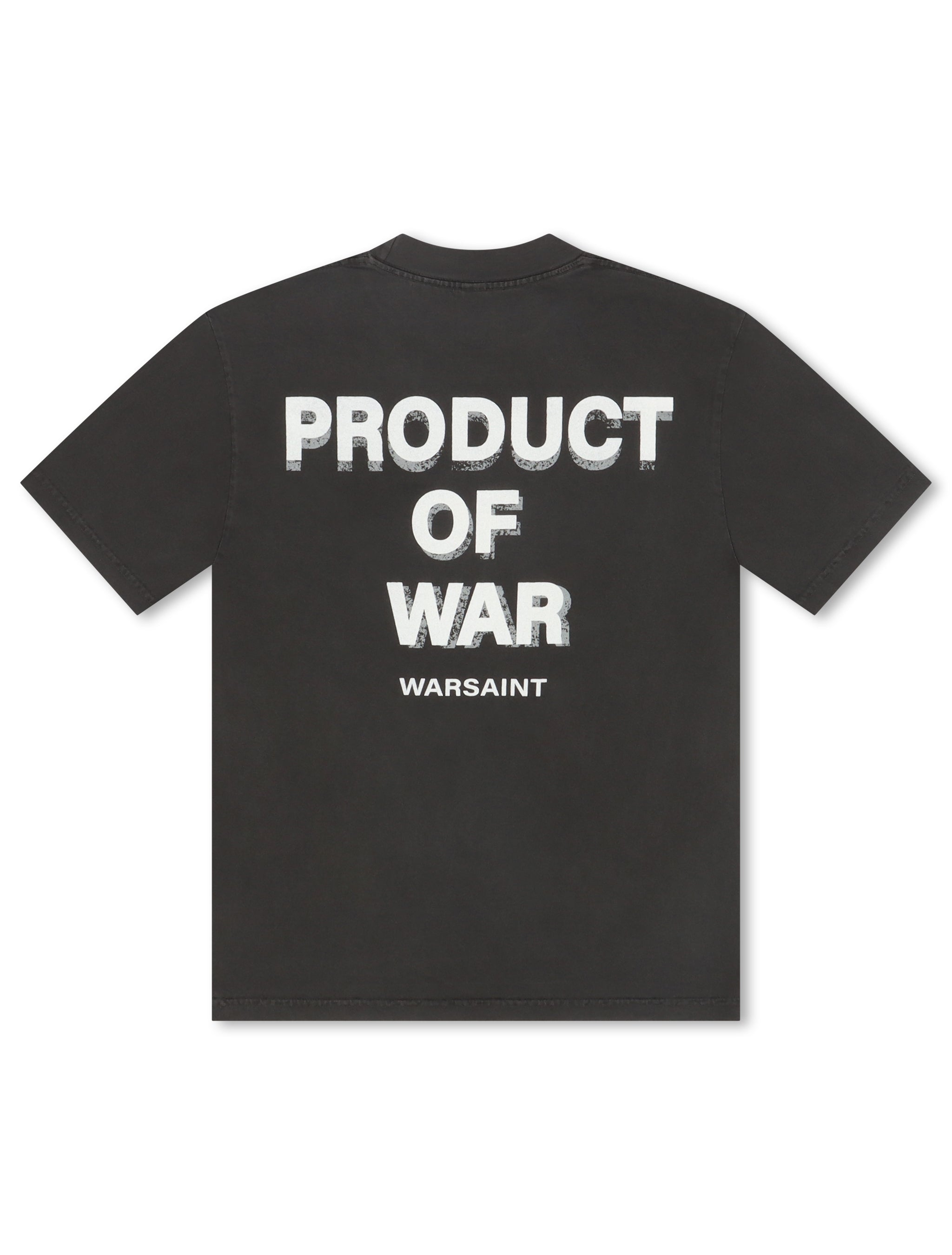 Warsaint Product of War Tee - Washed Black by Denim Exchange